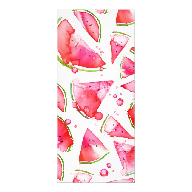 Carte Publicitaire Aquarelle Pastèque 1 (Devant)