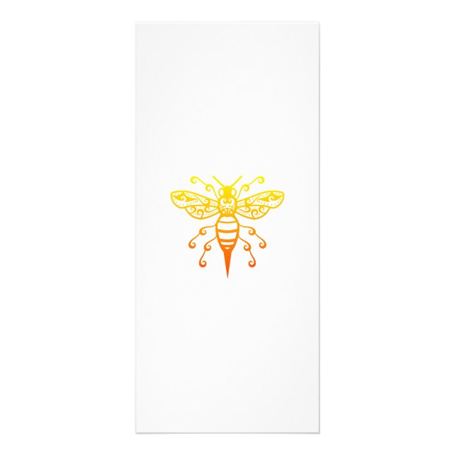 Carte Publicitaire Bee Maori Style Polynésienne Tribal Tattoo Idée ca (Devant)