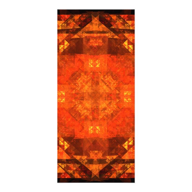 Carte Publicitaire Blessing Abstrait Art Rack Card (Devant)