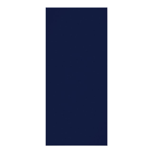 Carte Publicitaire Bleu Nuit Marine Uni (Devant)