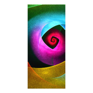 Carte Publicitaire Bleu orange rose moderne Art Abstrait Motif #24