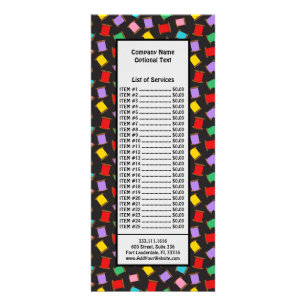 Carte Publicitaire Bobines de fils à coudre noirs couturière couturie