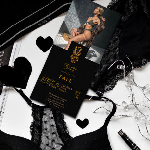 Carte Publicitaire Boutique Black Lingerie Information photo Prix