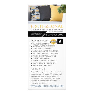 Carte Publicitaire Canapés, Service de nettoyage Tarifs