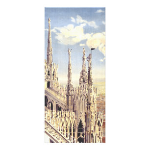 Carte Publicitaire Cathédrale de Milan Duomo Nativité de Sainte Marie