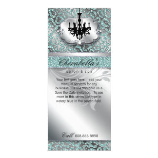 Carte Publicitaire Chandelier Spa immobilier Leopard Parties scintill