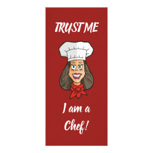 Carte Publicitaire Chef femme