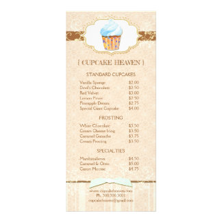 Carte Publicitaire Chic Boulangerie Cupcake Tarifs
