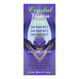 Carte Publicitaire Circulaire d'événements Crystal Vision
