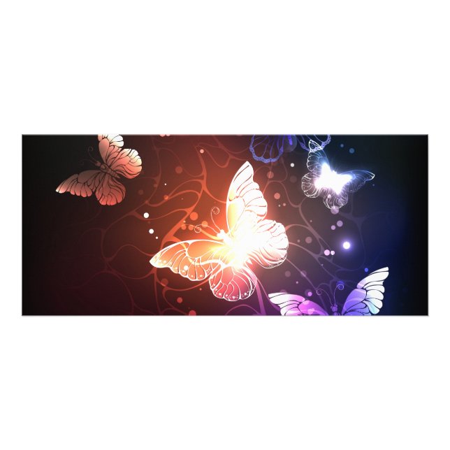 Carte Publicitaire Clowing Night Butterflies (Devant)