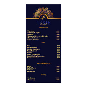 Carte Publicitaire Coiffeur Élégant et Raffiné