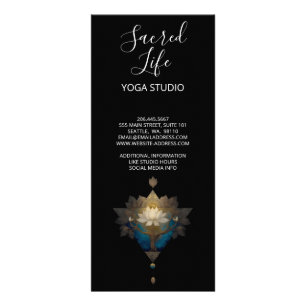 CARTE PUBLICITAIRE CONVERGENCE SACRÉE SYMBOLE DE LOTUS ALCHIMIQUE