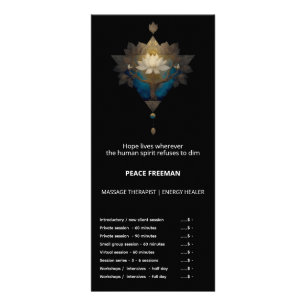 CARTE PUBLICITAIRE CONVERGENCE SACRÉE   SYMBOLE DE LOTUS ALCHIMIQUE