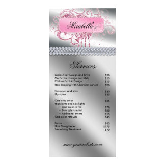 Carte Publicitaire Cosmetologist élégant de maquilleur de salon de