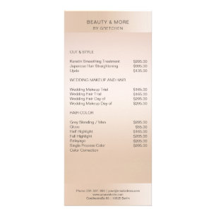 Carte Publicitaire Couleur beige minimale moderne