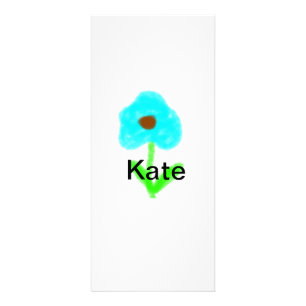 Carte Publicitaire Couleur d'eau bleu vert ajouter votre nom texte pe