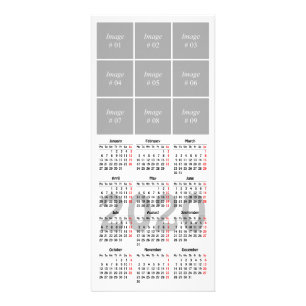 Carte Publicitaire Créez votre propre calendrier 2020