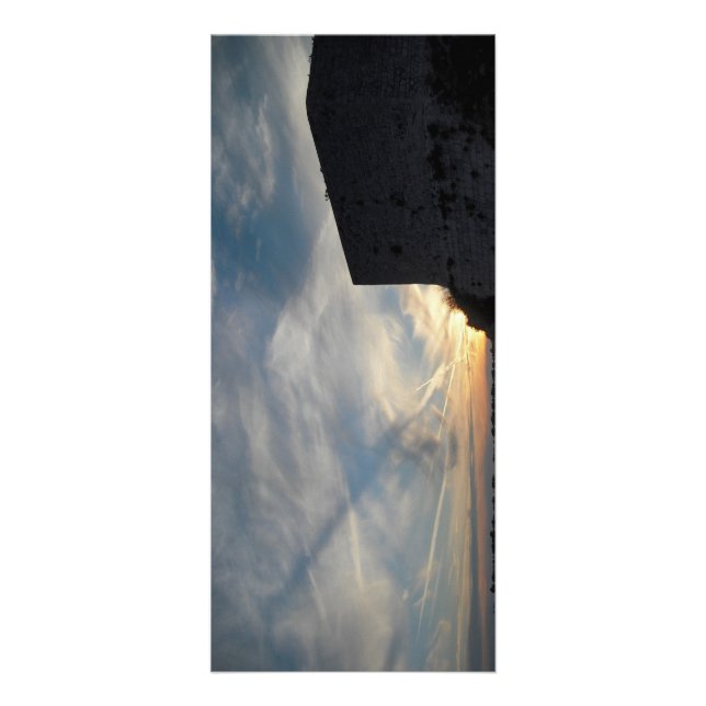 Carte Publicitaire Croatian sunset (Devant)