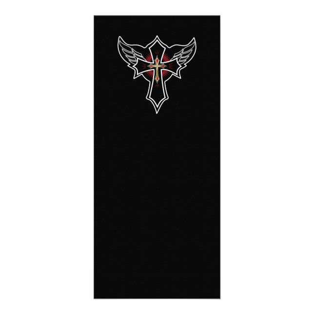Carte Publicitaire Croix chrétienne (Devant)