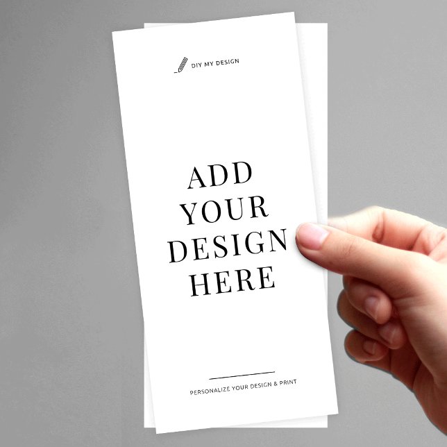 Carte Publicitaire Custom Flyer Printing 4x9" Upload Your Design (Créateur téléchargé)