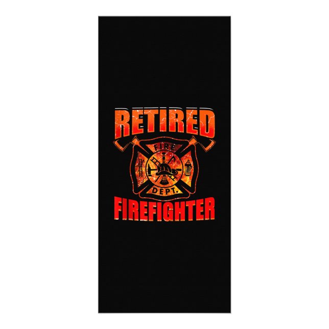 Carte Publicitaire Drapeau américain pompier Red Line US Firefighter (Devant)