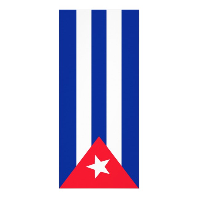 Carte Publicitaire Drapeau Cuba (Devant)