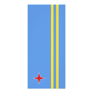 Carte Publicitaire Drapeau d'Aruba