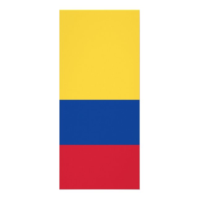Carte Publicitaire Drapeau de Colombie (Devant)