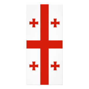 Carte Publicitaire Drapeau de Géorgie