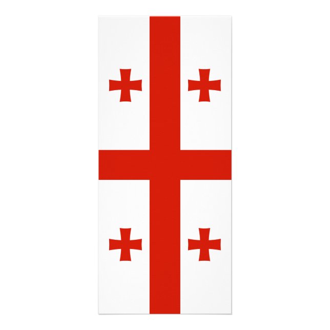 Carte Publicitaire Drapeau de Géorgie (Devant)