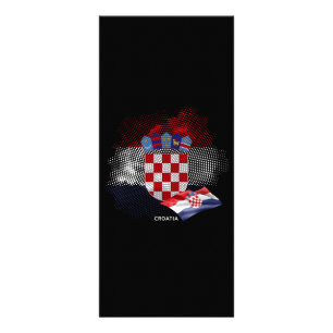 Carte Publicitaire Drapeau de la Croatie