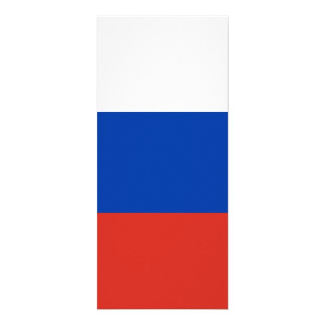 Carte Publicitaire Drapeau de la Russie (Devant)