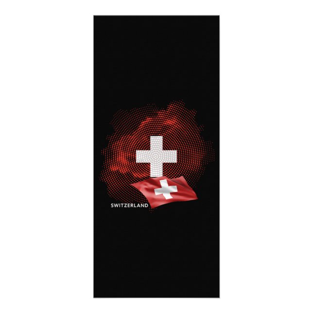 Carte Publicitaire Drapeau de la Suisse (Devant)
