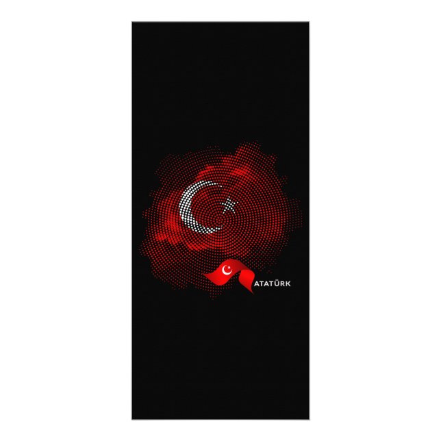 Carte Publicitaire Drapeau de la Turquie (Devant)