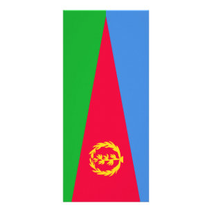 Carte Publicitaire Drapeau de l'Érythrée