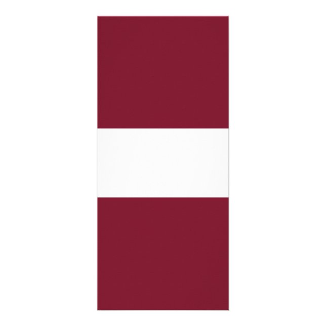 Carte Publicitaire Drapeau de Lettonie (Devant)