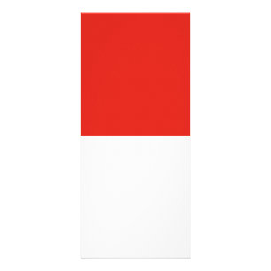 Carte Publicitaire Drapeau de l'Indonésie