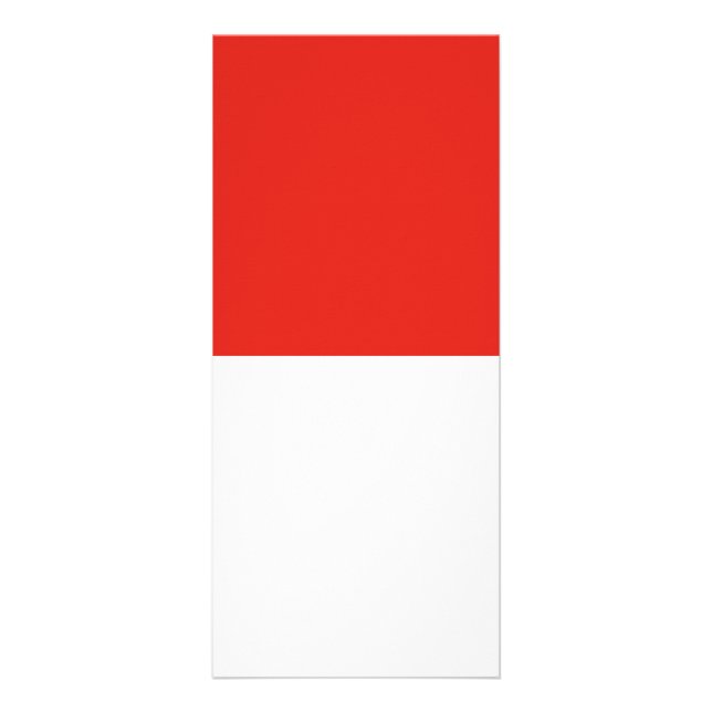 Carte Publicitaire Drapeau de l'Indonésie (Devant)
