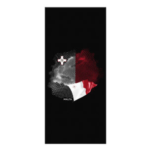 Carte Publicitaire drapeau de Malte