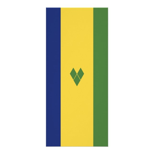 Carte Publicitaire Drapeau de Saint-Vincent-et-les Grenadines (Devant)