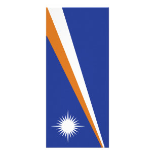 Carte Publicitaire Drapeau des Îles Marshall