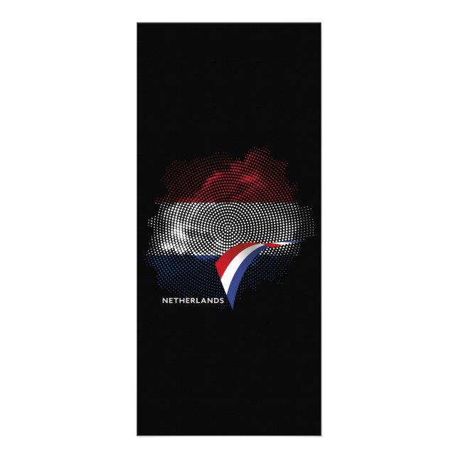Carte Publicitaire Drapeau des Pays-Bas (Devant)
