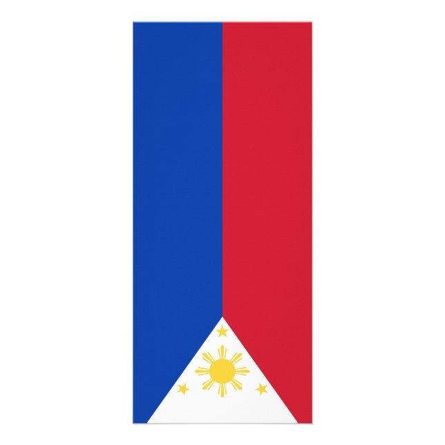 Carte Publicitaire drapeau des Philippines (Devant)