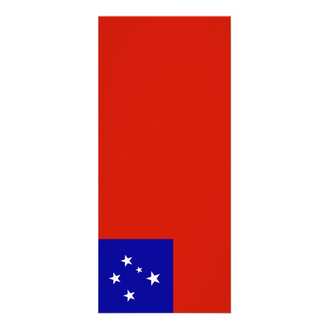 Carte Publicitaire Drapeau des Samoa (Devant)