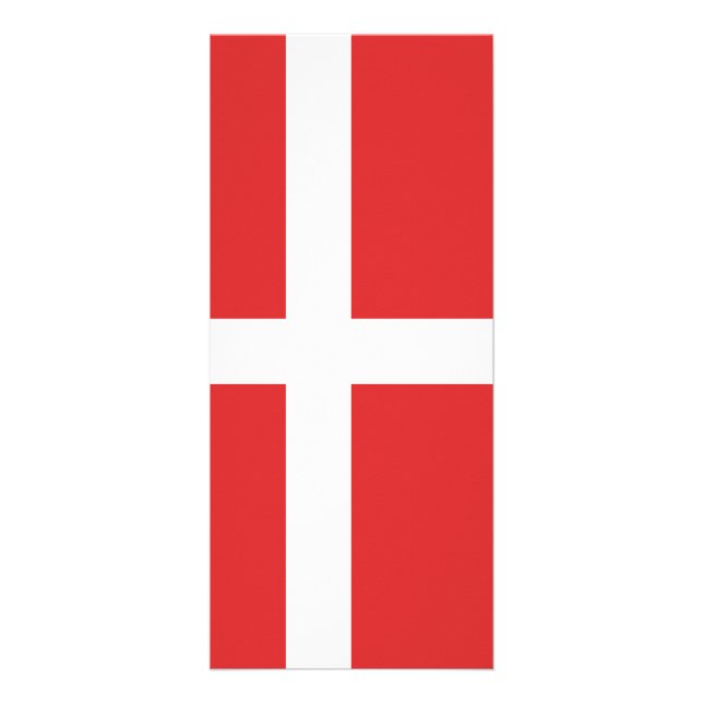 Carte Publicitaire Drapeau du Danemark (Devant)