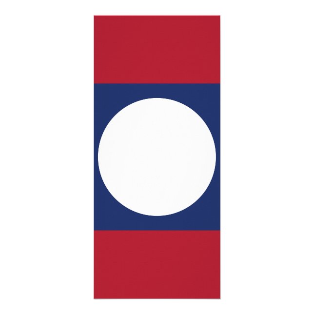 Carte Publicitaire Drapeau du Laos (Devant)