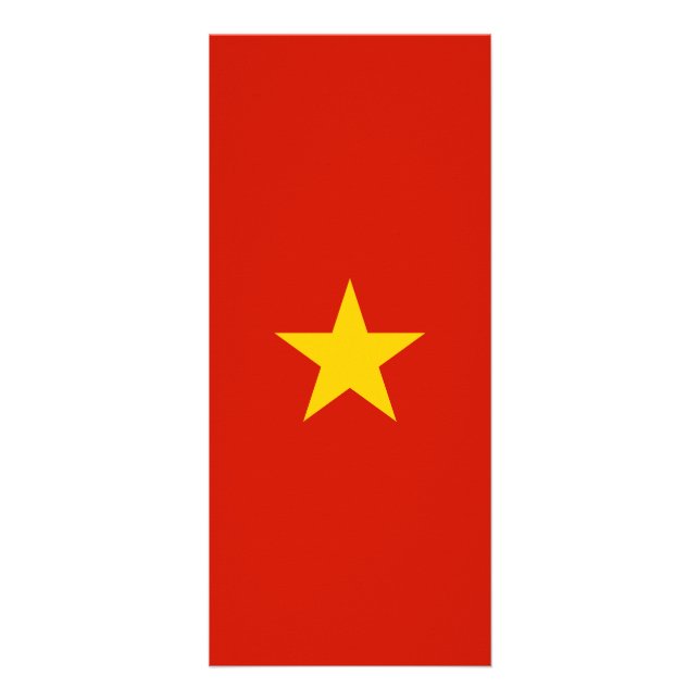 Carte Publicitaire Drapeau du Viêt Nam (Devant)