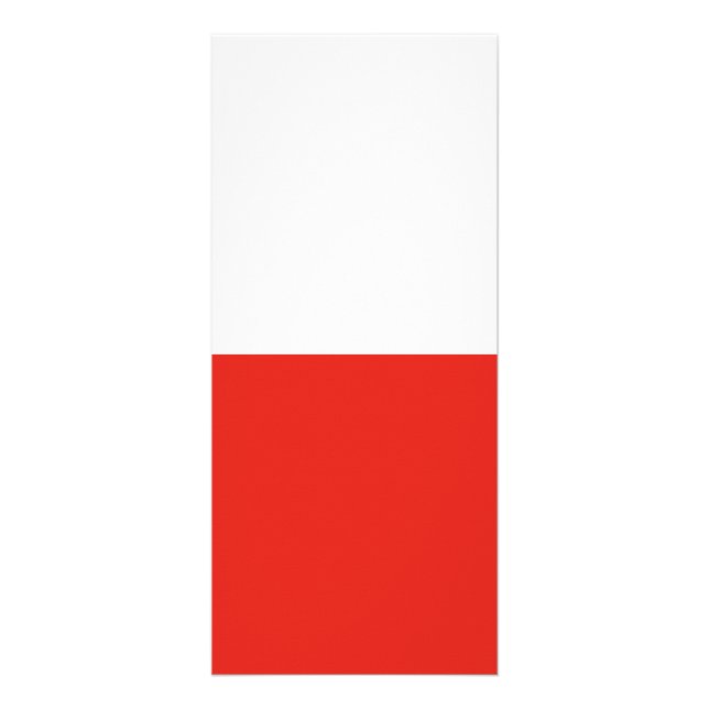 Carte Publicitaire Drapeau polonais (Devant)
