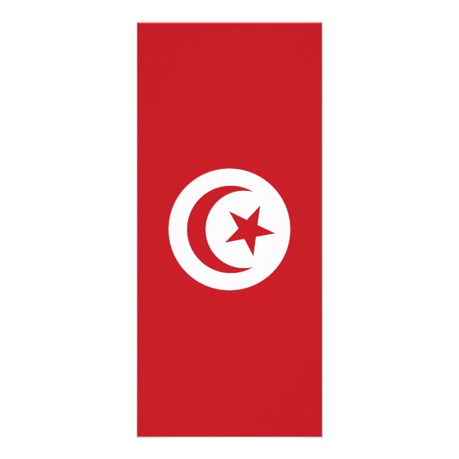 Carte Publicitaire Drapeau tunisien (Dos)
