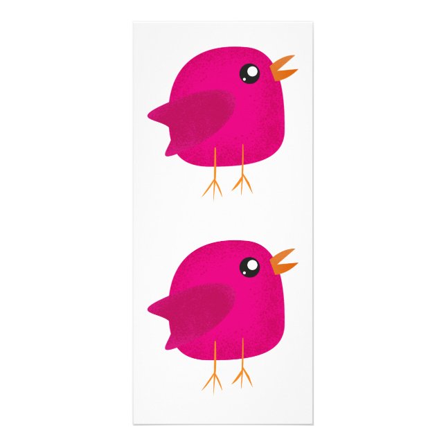 Carte Publicitaire Enfants mignonette birdy (Devant)